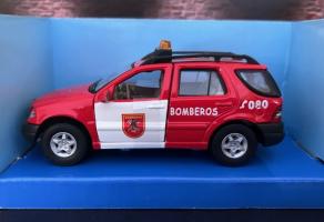 Mercedes 320 Fire Brigade Spanish Car Model Diecast 1:43 Free Wheeling Cararama