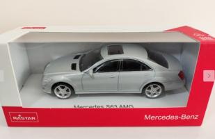 Mercedes S63 AMG Germany Legendary Car Model Diecast Toy Silver 1:43 Rastar