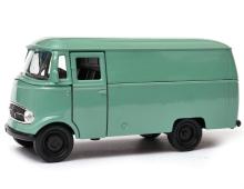 Mercedes-Benz L319 Germany Classic Car Model Green Diecast 1:34-1:39 Scale Welly