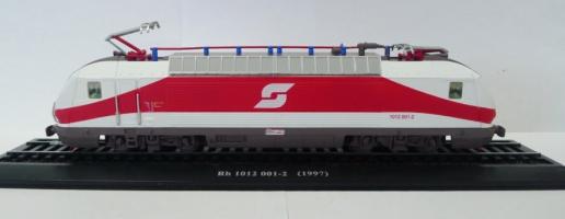 Rh 1012 001-2 - 1997 Austrian Locomotive Train Model Diecast 1:87 Atlas Editions