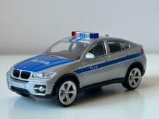 BMW X6 Germany/Polish Police Car Model Diecast Toy 1:43 Scale Rastar