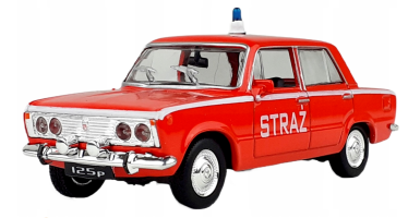 Fiat 125p Straz (Fire Brigade) Car Model Diecast 1:43 Daffi