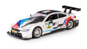 BMW M4 DTM Dekra Germany Rally Car Model White Diecast 1:44 MSZ Opening Doors