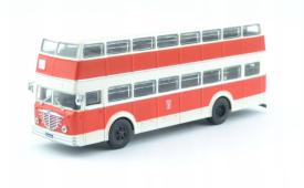 Bussing D2U Iconic Bus Germany Model Diecast Red DeAgostini 1:72 Scale