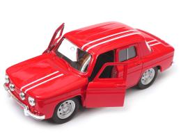 1960s Renault 8 Classic French Car Model Red Diecast 1:34-1:39 Scale Welly