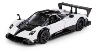 Pagani Zonda R Italian Sports Car Model Toy Diecast White RMZ 1:34-1:39 Scale