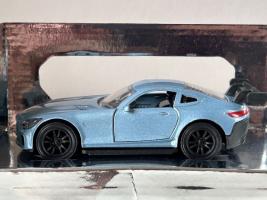 BMW? Germany Sports Car Model Blue Diecast Toy 1:36 Scale Opening Doors