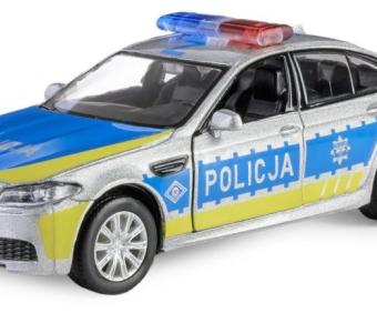 BMW M5 Polish Police Car Model Diecast RMZ City 1:34-1:39 Scale
