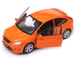 Ford Focus ST Popular American Car Model Orange Diecast 1:34-1:39 Scale Welly