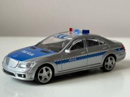 Mercedes S63 AMG Germany/Polish Police Car Model Metal Diecast Toy 1:43 Rastar