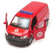 Volkswagen T6 Van Fire Brigade Dept. Car Model Diecast 1:34-1:39 Scale Welly