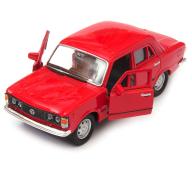 Fiat 125p Italian/Polish Vintage Car Model Red Metal Diecast Toy 1:34 Welly