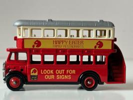 1932 AEC Regent Happy Easter British Vintage Bus Model Diecast