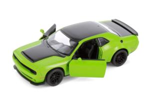 2023 Dodge Challenger Demon Car Model Diecast Toy Green 1:40 Scale Kinsmart