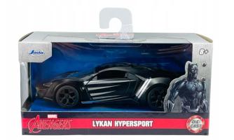 Marvel Avengers Lykan Hypersport Black Panther Car Model Diecast 1:32 Jada Toys