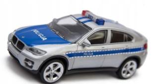 BMW X6 Germany/Polish Police Car Model Metal Diecast Toy 1:43 Rastar