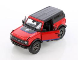2022 Ford Bronco USA Jeep Car Model Diecast Toy Red 1:34 Scale Kinsmart