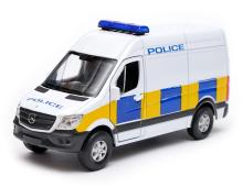 Mercedes-Benz Sprinter PanelVan Police Car Model Metal Diecast Toy 1:34-1:39