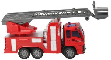 Fire Brigade with Extension Ladders (42 cm) Lorry Car Toy Red Gift Children