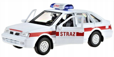 Polonez Caro Plus Fire Brigade Polish Car Model Diecast 1:34-1:39 Scale Welly