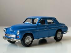 Warszawa 224 Legendary Polish Car Model Blue Diecast 1:43 Welly
