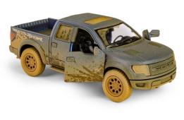 2013 Ford F-150 Raptor USA Car Blue Model Diecast Open Doors 1:46 Kinsmart