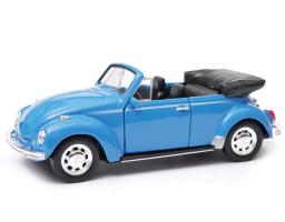 Volkswagen Beetle Cabriolet Germany Car Model Diecast 1:34-1:39 Scale Welly