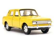 Wartburg 353 East German Legendary Car Model Metal Diecast Yellow 1:34 Welly