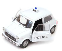 Mini Cooper 1300 British Legendary Police Car Model Diecast Toy 1:34 Welly