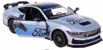 2024 Ford Mustang Dark Horse Model Car Diecast Toy Silver 1:38 Scale Kinsmart