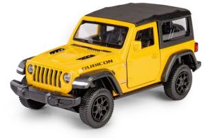 Jeep Wrangler Rubicon 2dr American Car Model Toy Diecast Yellow RMZ City 1:34