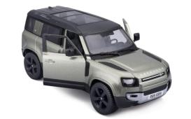 Land Rover Defender 2022 British Car Model Metal Diecast Toy Brown 1:24 Bburago