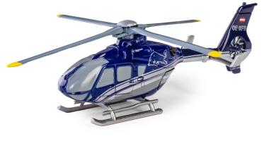 Eurocopter EC135 The Flying Bulls Helicopter Model Diecast NewRay 1:110 Scale