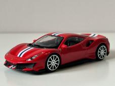 Ferrari 488 Pista Rally Race Car Model Diecast Toy 1:43 Bburago