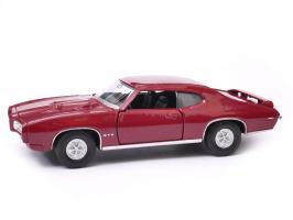 1969 Pontiac GTO Legendary American Car Model BrownDiecast 1:34-1:39 Scale Welly