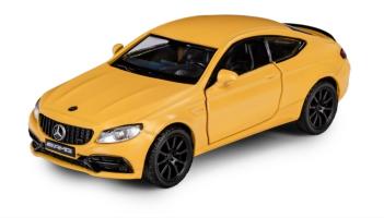 Mercedes AMG C 63 C Germany Car Model Diecast Yellow RMZ City 1:34-1:39 Scale