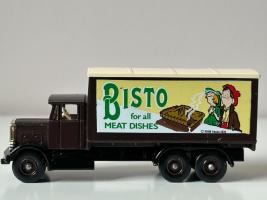 Scammell 6 Wheeler Bisto Meat British Truck Car Model Diecast 1:60-1:72 Scale