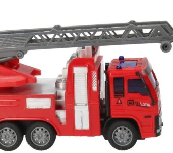 Fire Brigade with Extension Ladders (42 cm) Lorry Car Toy Red Gift Children