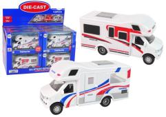 1 Touring Camper Car Model Toy Red or Blue Diecast 1:38-1:43 Scale Pull-Back