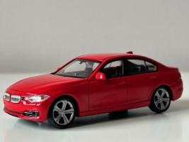 BMW 335i Germany Luxury Compact Car Model Metal Diecast Toy Red 1:43 Welly