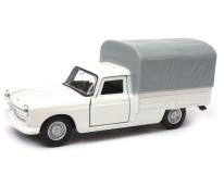 Peugeot 404 Pick Up French Car Model Toy Diecast White 1:34-1:39 Scale Welly