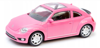 Volkswagen Beetle Germany Classical Car Model Metal Diecast Toy Pink 1:43 Rastar