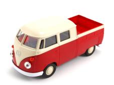 Volkswagen T1 Double Cabin Pick Up German Legendary Car Model Diecast 1:34 Welly