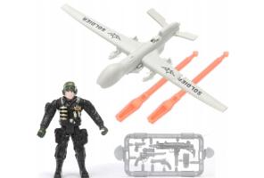 Playset Military Special Combat Soldier and Plane Army To Accessories Gift Child